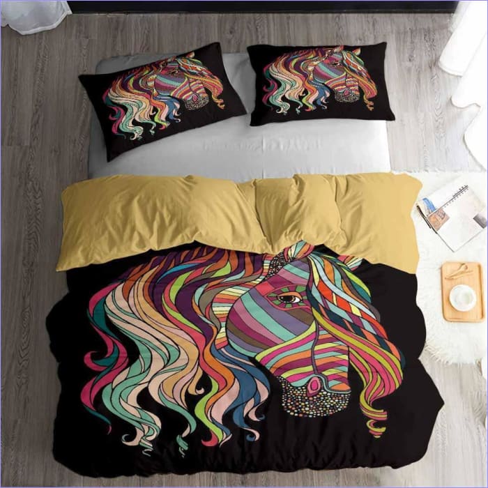 Housse de couette motif équestre bohémien – Image 2