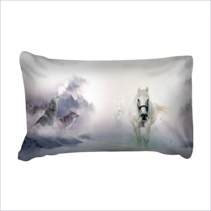 Housse de couette duo équin et canidé sauvage – Image 2