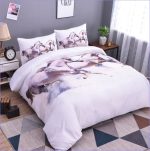 Housse de couette motif équins - troupeau
