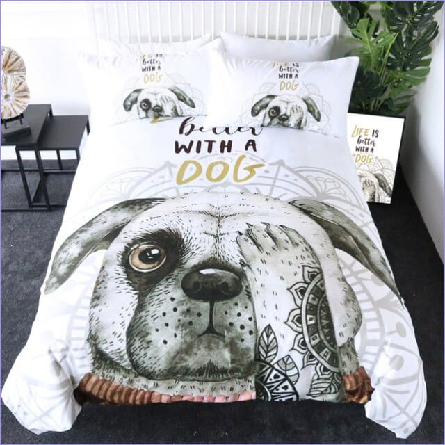 Housse de Couette Chien bohème - couettedouillette