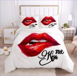 Housse de Couette Couple - Kiss Me - couettedouillette