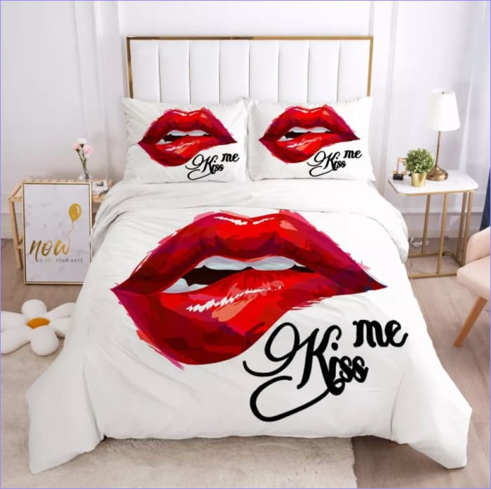 Housse de Couette Couple - Kiss Me - couettedouillette