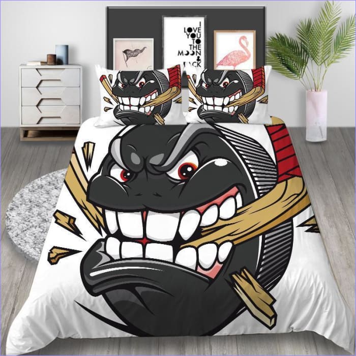 Housse de Couette Enfant Hockey - couettedouillette