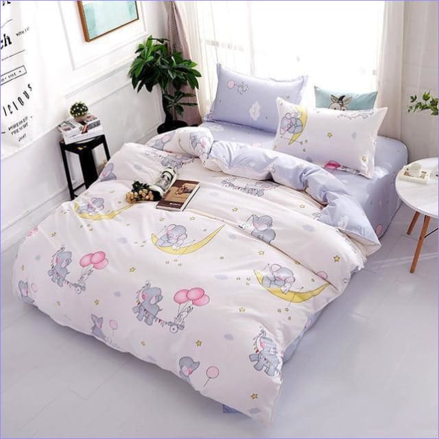 Housse de Couette Enfants petits Elephants -