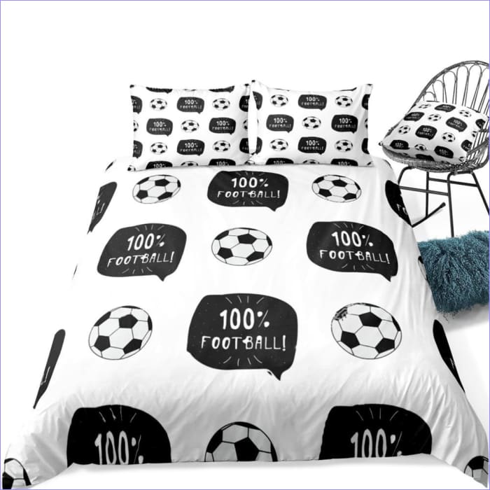 Housse de Couette Football 140x200 - couettedouillette