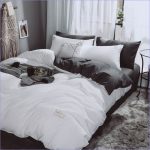 Housse de Couette Grise et Blanche - couettedouillette