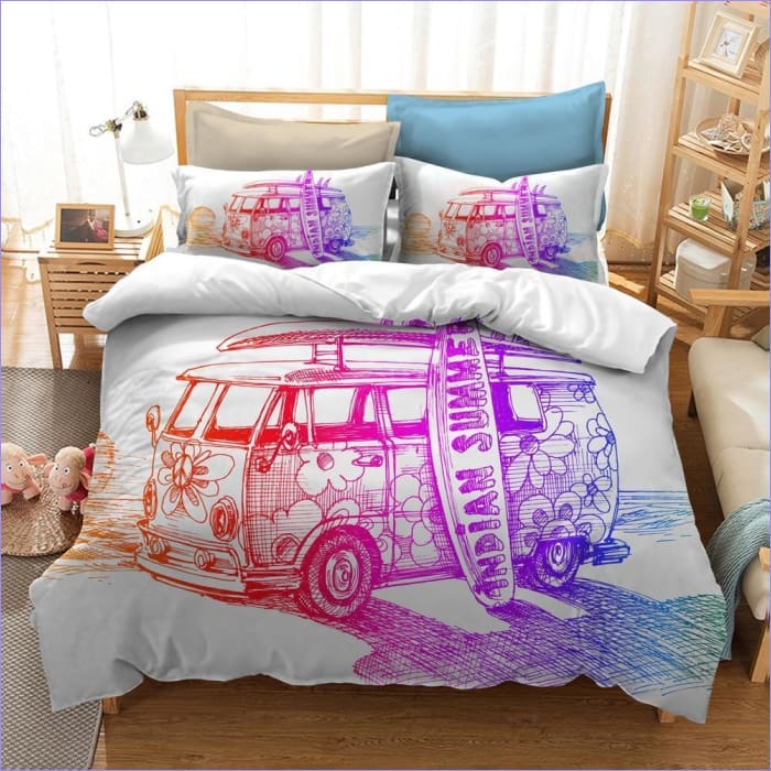 Housse de Couette Bohème - Combi Arc en Ciel -