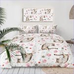 Housse de Couette imprimé chat - couettedouillette