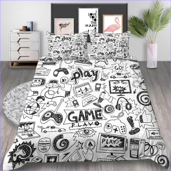 Housse de Couette Jeux Vidéo - couettedouillette