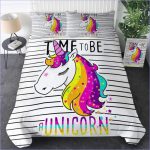 Housse de couette moment licorne