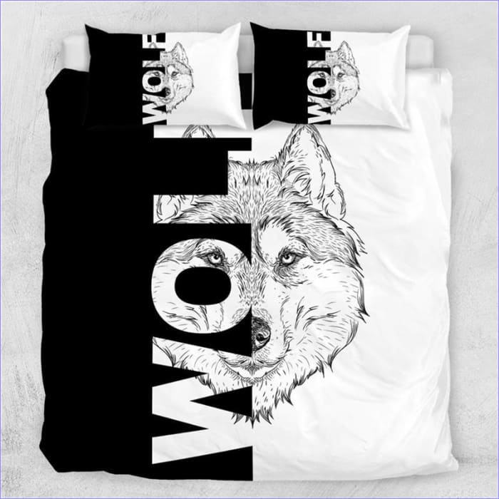 Housse de Couette Loup Bande Dessinée - couettedouillette