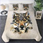 Housse de couette dessin loup