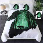Housse de couette loup famille maternelle
