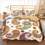 Housse de couette mandala en polychromie
