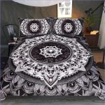 Housse de couette motif mandala rétro