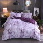 Housse de Couette Marbre Rose Luxe - couettedouillette