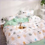 Housse de Couette Moderne Ananas multicolores - 