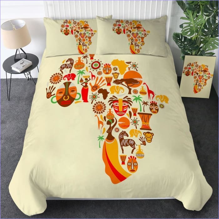 Housse de Couette motif Afrique - couettedouillette