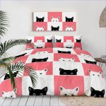 Housse de Couette motif Chat - couettedouillette