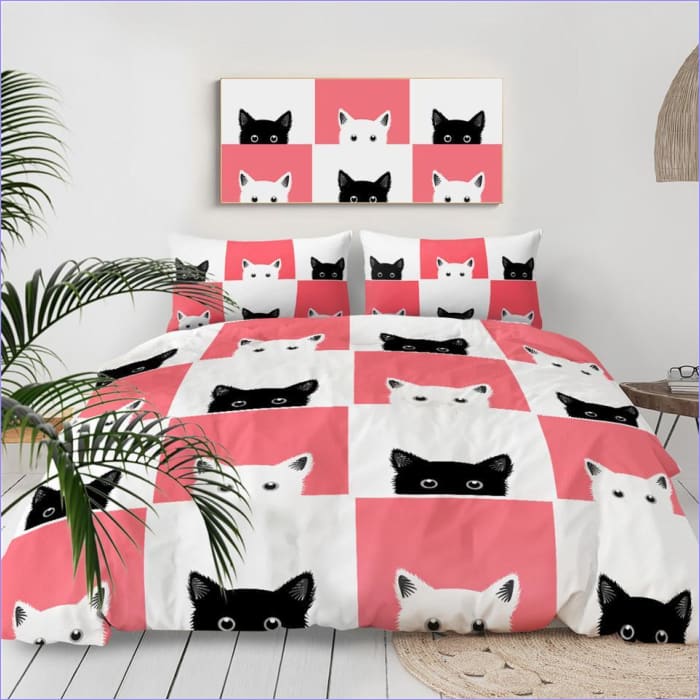 Housse de Couette motif Chat - couettedouillette