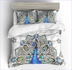 Housse de Couette Paon Bohème | Couettedouillette