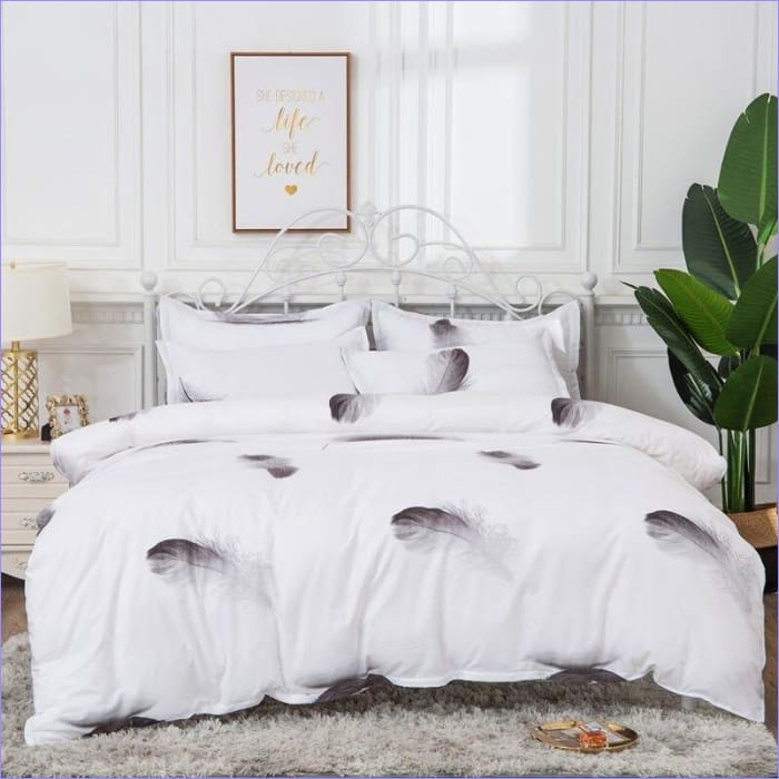 Housse de Couette Plume Délicate | Couettedouillette