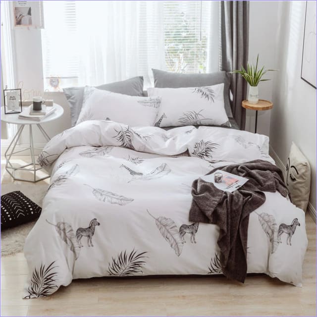 Housse de Couette Plume Zébrée | Couettedouillette