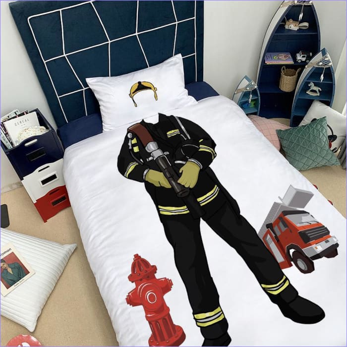 Housse de Couette Pompier - couettedouillette