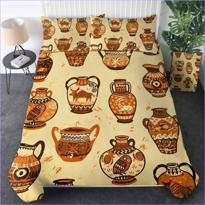 Housse de Couette Poterie Africaine - couettedouillette