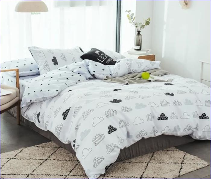 Housse de Couette Scandinave 140x200 - couettedouillette