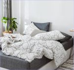Housse de Couette Scandinave Hexagone | Couettedouillette
