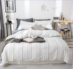 Housse de Couette Scandinave - Lignes nordique - 