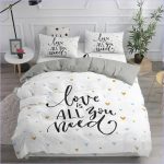 Housse de Couette Scandinave - Love - couettedouillette
