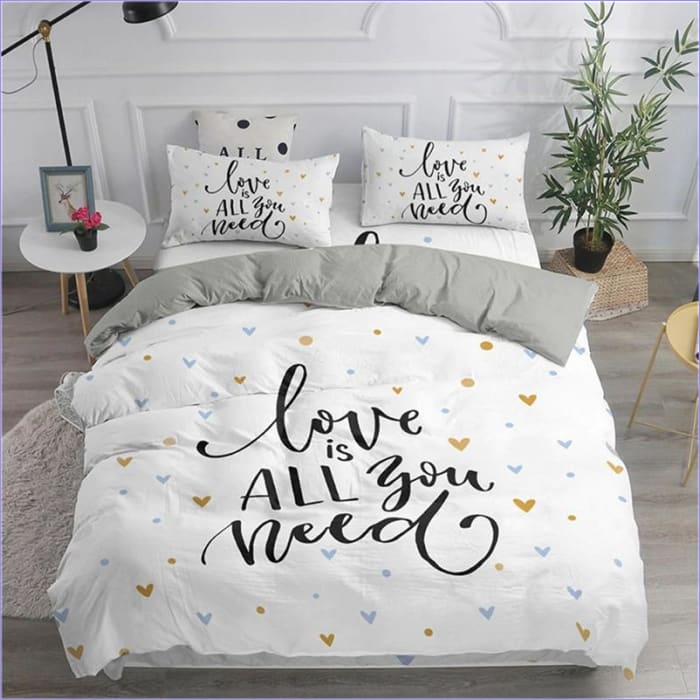 Housse de Couette Scandinave - Love - couettedouillette