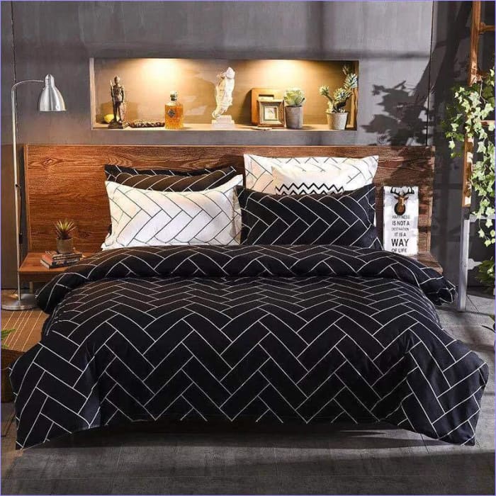 Housse de Couette Scandinave réversible - couettedouillette