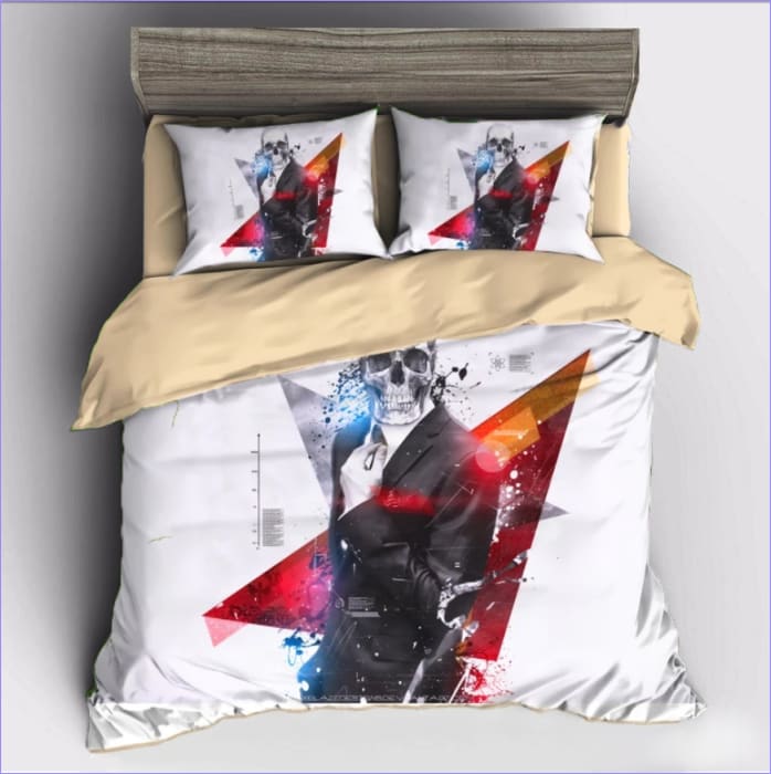 Housse de couette motif crâne Jackson