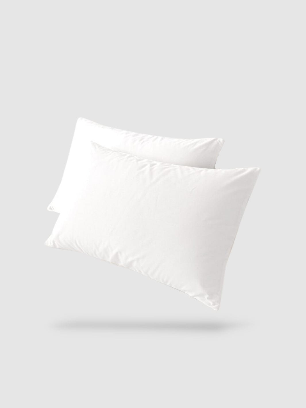 housse de coussin 100% coton 50x70 2 pièces - Blanc