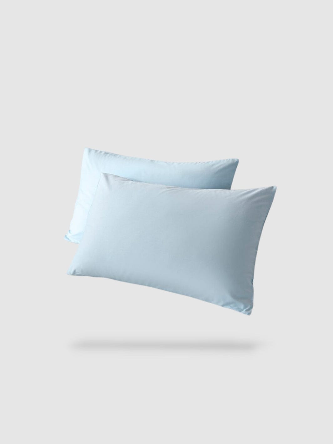 housse de coussin 100% coton 65x65 2 pièces - Bleu clair