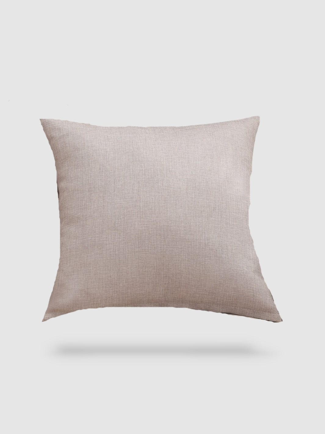housse de coussin en Coton de lin 45x45 - Beige