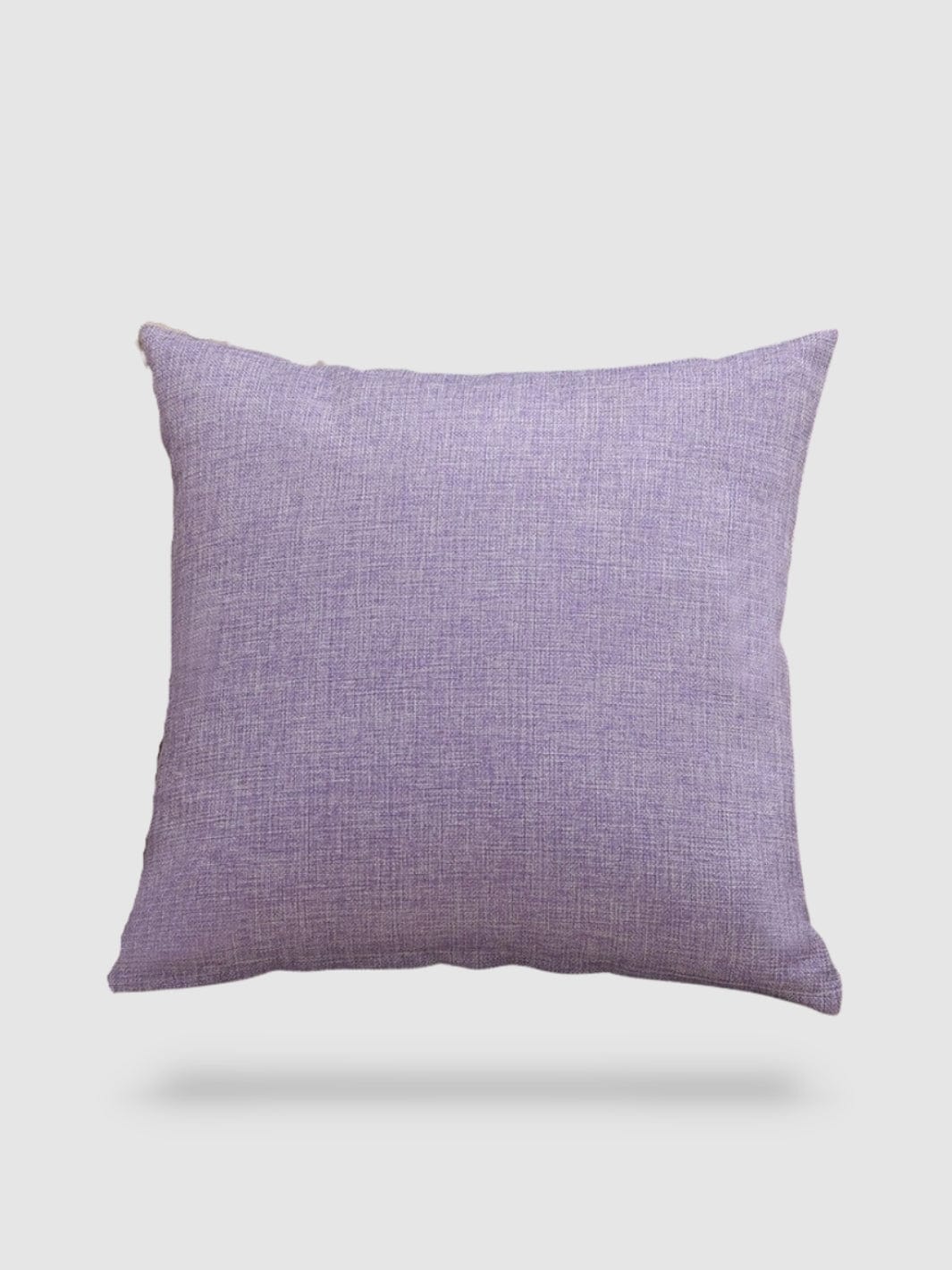 housse de coussin en Coton de lin 45x45 - Violet