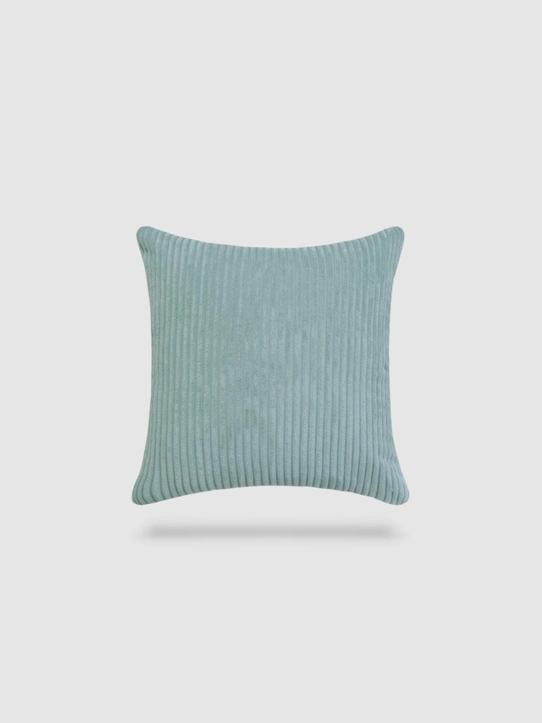 housse de coussin en Velours côtelé 50x70 - Bleu pastel