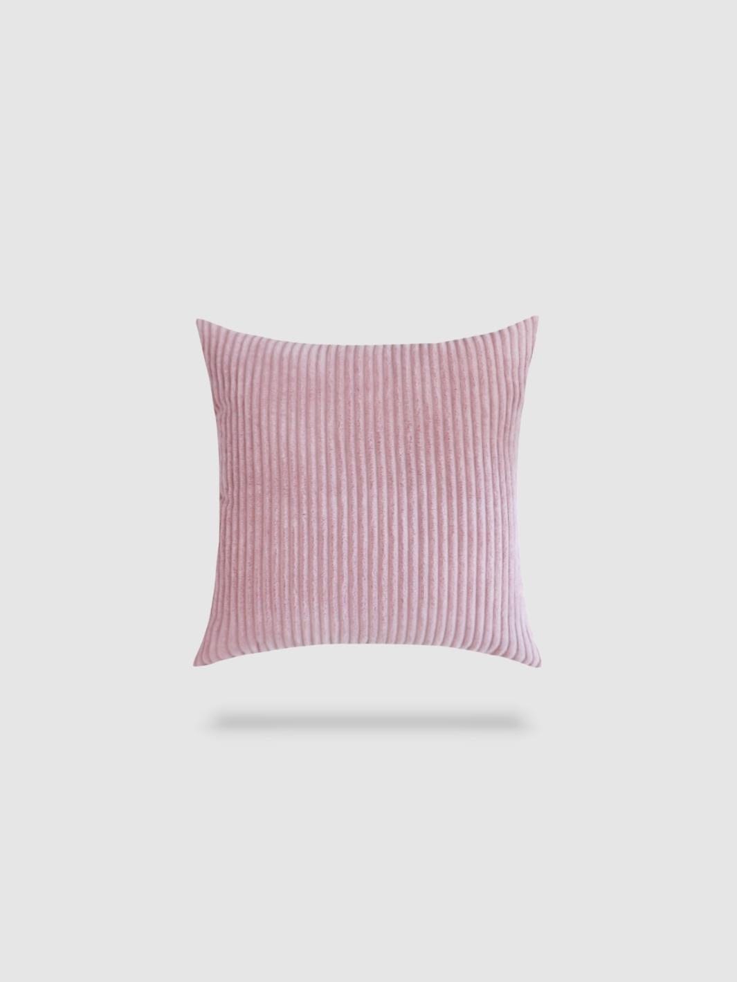 housse de coussin en Velours côtelé 55x55 - Rose