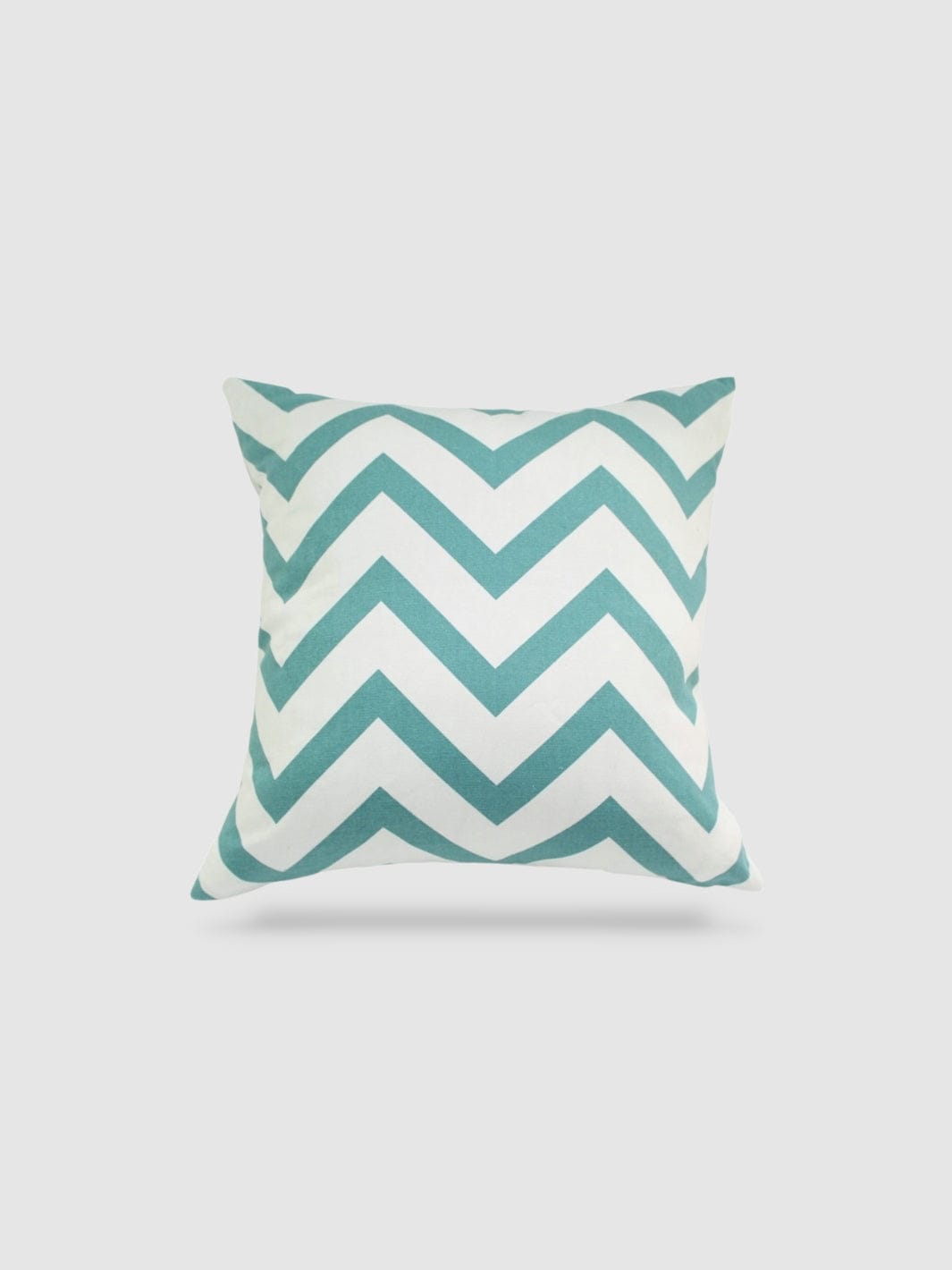 housse de coussin coton 55x55 - Turquoise