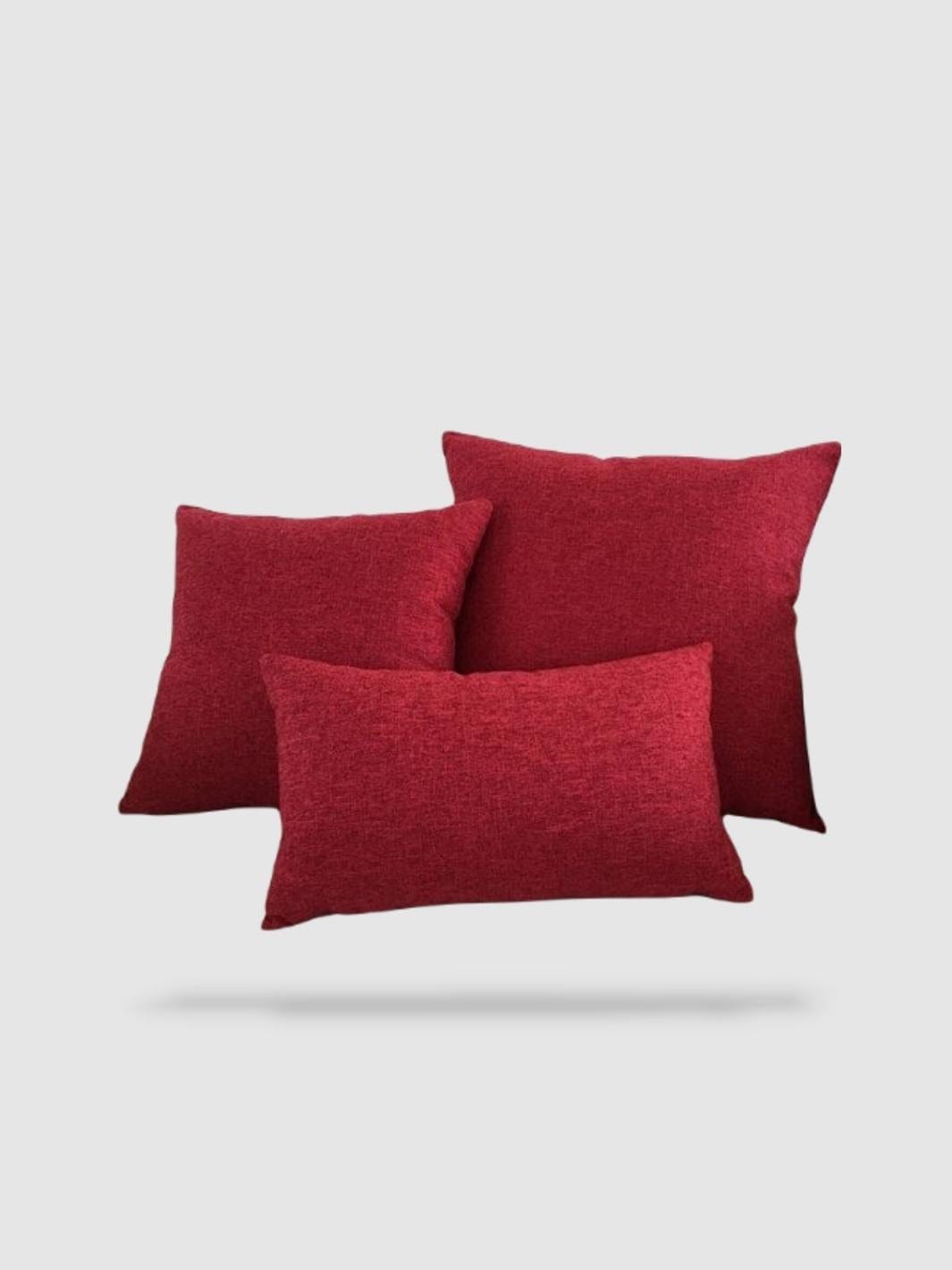 housse de coussin décoratif 45x45 - Rouge