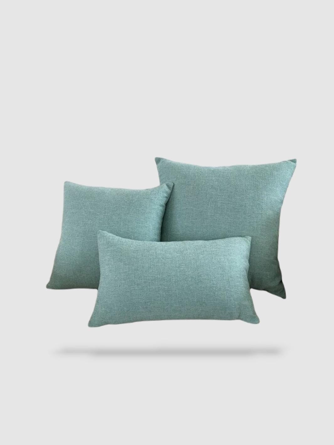 housse de coussin décoratif 45x45 - Turquoise