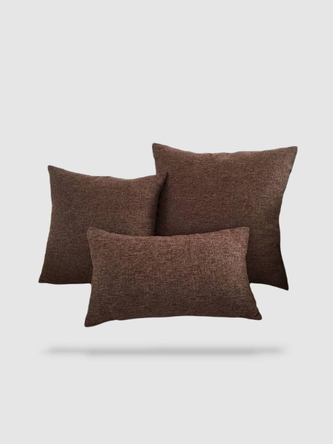 housse de coussin décoratif 40x60 - Marron