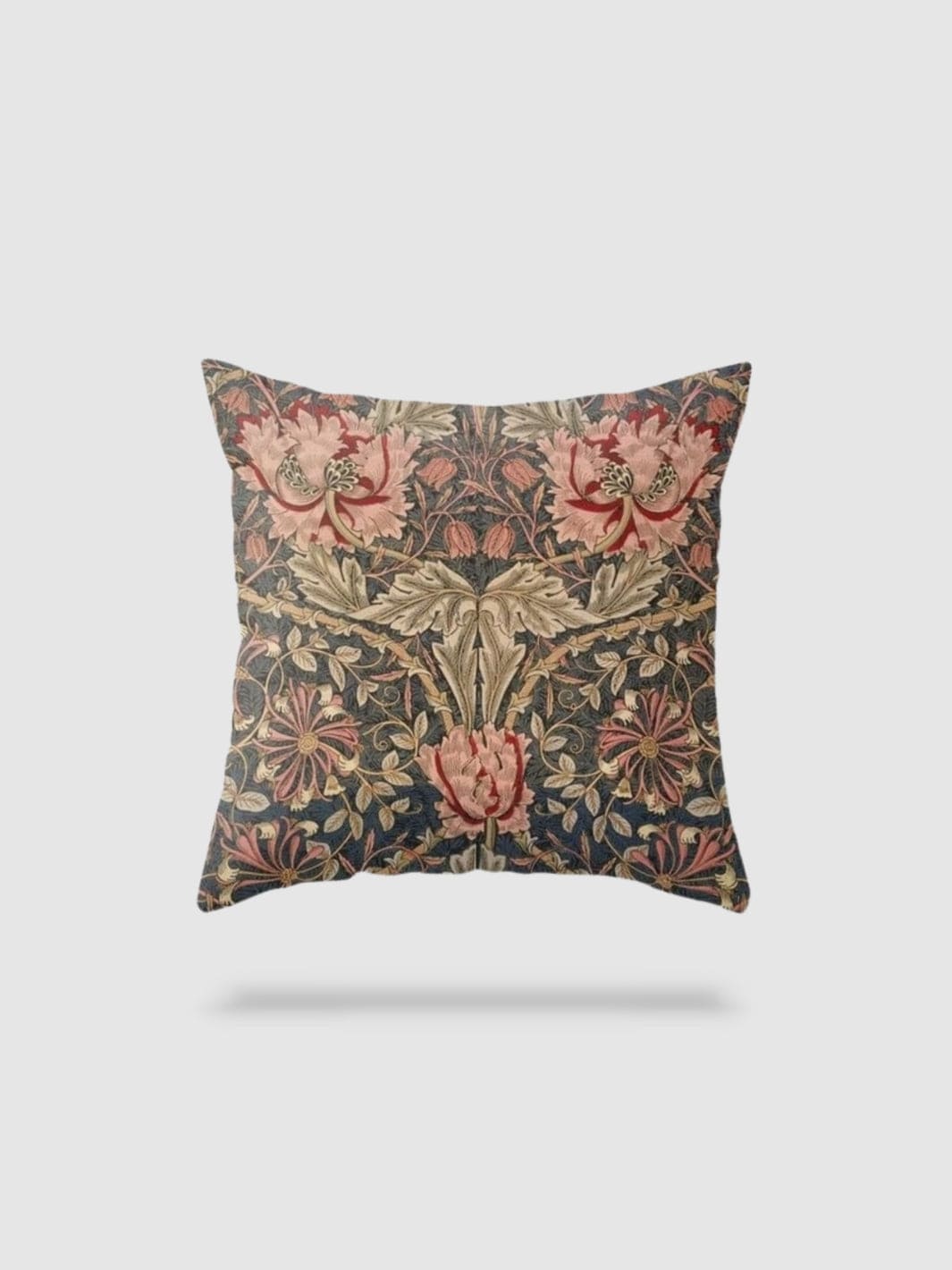 housse de coussin en lin à fleurs 50x50 - motif 10