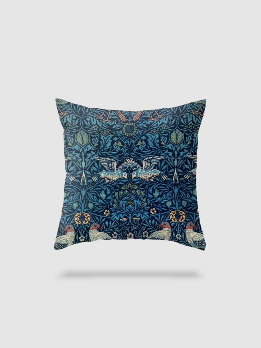 housse de coussin en lin à fleurs 50x50 - motif 21