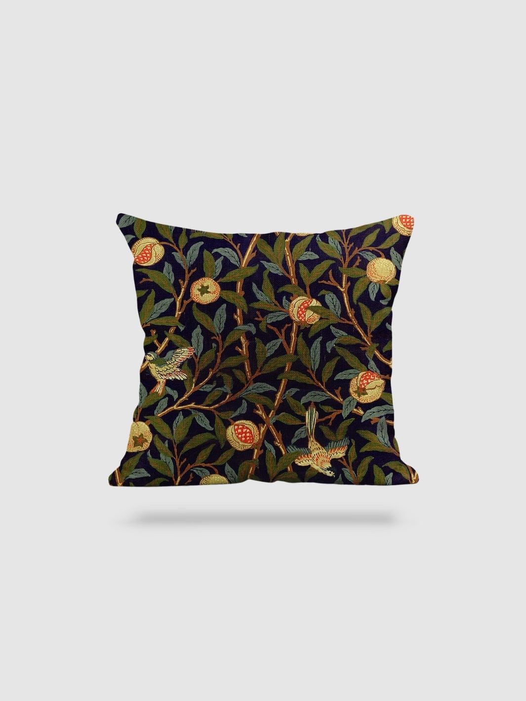 housse de coussin en lin à fleurs 50x50 - motif 3