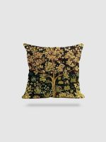 housse de coussin en lin à fleurs 60x60 - motif 1